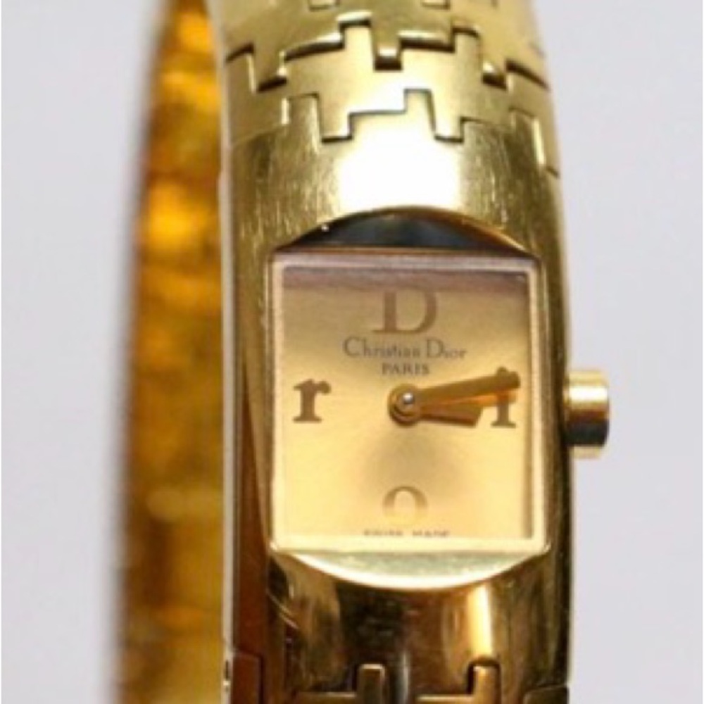 Christian Dior Gold Watch